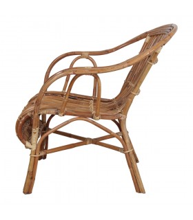 SILLÓN LOUNGE DE RATTÁN NATURAL CENTURIO