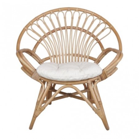 SILLA DE RATTÁN NATURAL CIRCLE