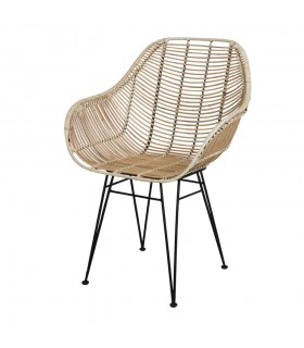 SILLA DE RATTÁN BUCKET