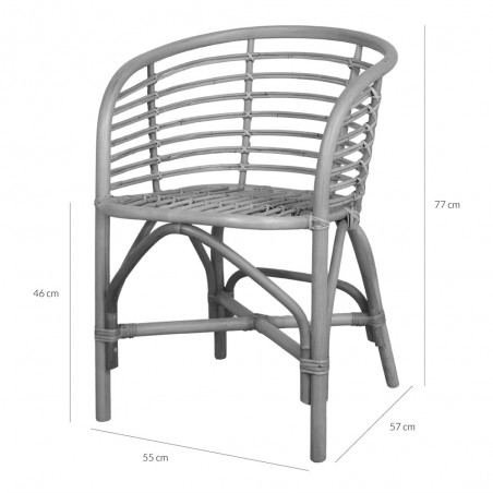 SILLA DE RATTÁN DAWSON