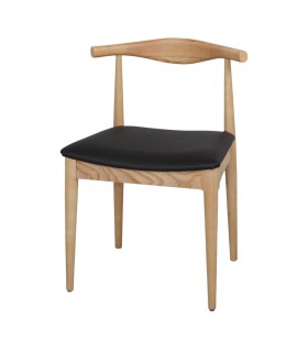 SILLA DE MADERA TAPIZADA MARLENE