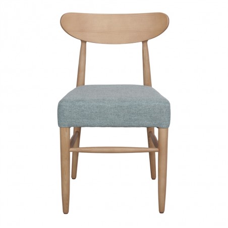 SILLA DE MADERA TAPIZADA SABINA