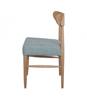 SILLA DE MADERA TAPIZADA SABINA