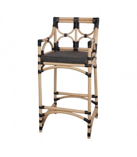 TABURETE ALTO DE RATTAN MILADY