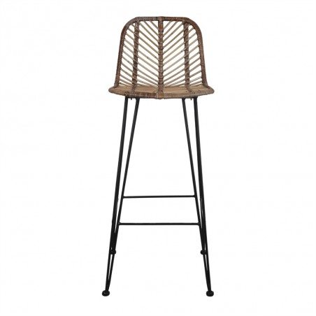 TABURETE ALTO DE RATTAN JASON