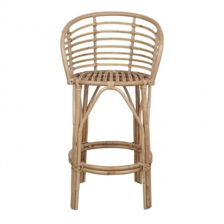 TABURETE ALTO DE BAMBÚ Y RATTÁN CLUTTER