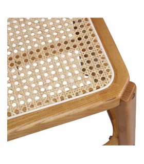 TABURETE BAJO DE MADERA HERITAGE