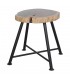 TABURETE BAJO DE MADERA Y METAL SHADE