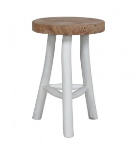 TABURETE BAJO DE MADERA YOKOMI