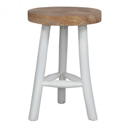 TABURETE BAJO DE MADERA YOKOMI