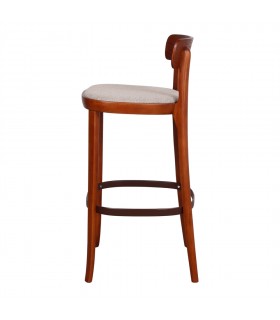 TABURETE ALTO DE MADERA TAPIZADO KRASNODAR