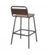 TABURETE ALTO METAL Y MADERA ANKARA