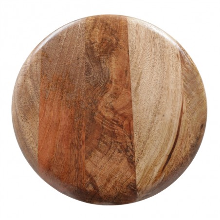 TABURETE ALTO DE METAL Y MADERA CHARLIE