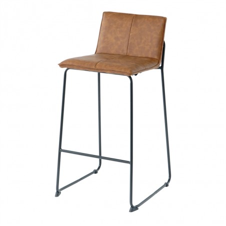 TABURETE ALTO DE PIEL GOLAND