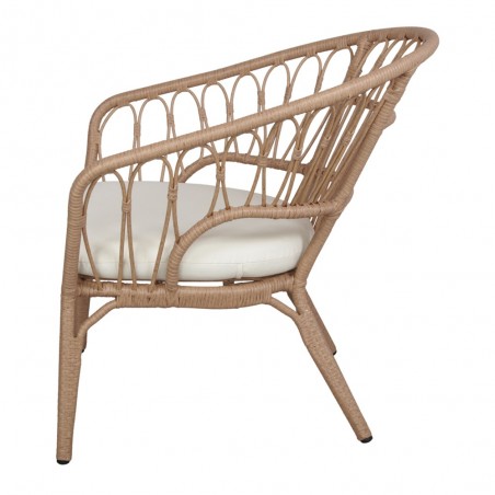 SILLÓN DE RATTÁN SINTÉTICO OGARO