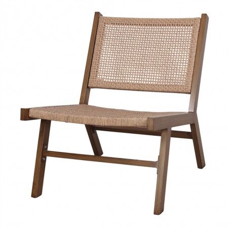 SILLÓN DE METAL Y RATTÁN SINTÉTICO TALISSA