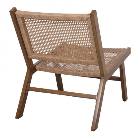 SILLÓN DE METAL Y RATTÁN SINTÉTICO TALISSA