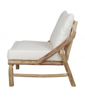 SILLÓN DE MADERA CON COJINES THAOLY