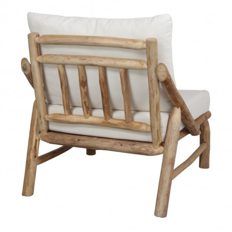 SILLÓN DE MADERA CON COJINES THAOLY