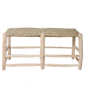 BANCO DE MADERA Y FIBRA NATURAL BÉLGICA