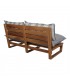 BANCO LOUNGE DE MADERA CON COJINES MONDELO