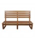 BANCO DE MADERA CON COJINES WISCONSIN