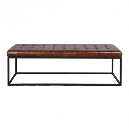 BANCO TAPIZADO EN PIEL VELIKA