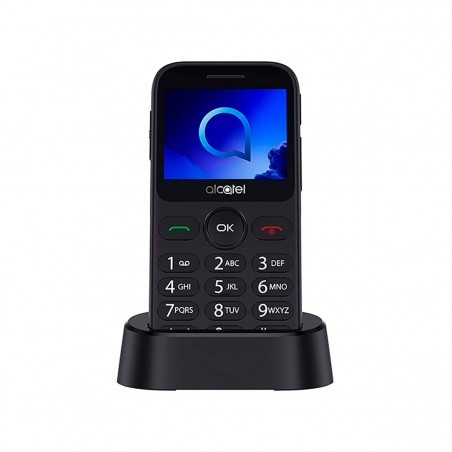 Alcatel 2019G (Iberia) Plata Metálico (Black-Metallic Silver)