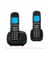 Teléfono inalámbrico DECT Alcatel XL535 Duo Negro