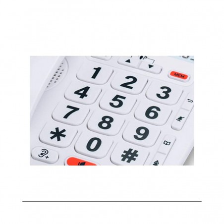 Teléfono Fijo Alcatel TMAX 20 Teléfono Sobremesa Blanco