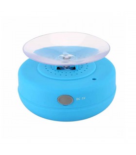 Altavoz para la Ducha Bluetooth Resistente al Agua con Manos Libres Azul