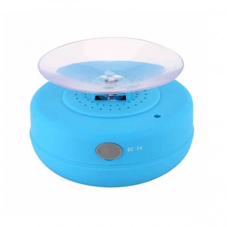 Altavoz para la Ducha Bluetooth Resistente al Agua con Manos Libres Azul