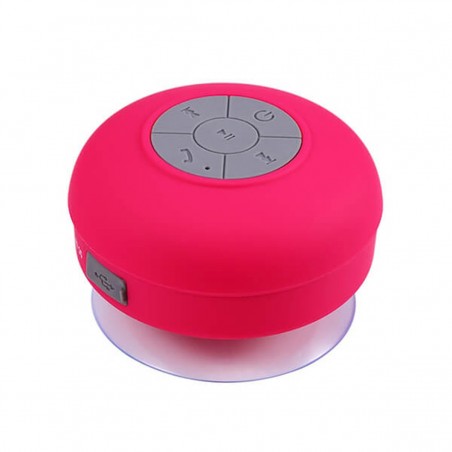 Altavoz para la Ducha Bluetooth Resistente al Agua con Manos Libres Rosa