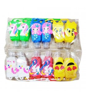 Bote Gel Hidroalcohólico Infantil (Surtido de Dibujos) - Pack 6 Unidades