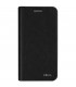 Funda de piel tipo libro CAG3LEABOBK negra para tu LG G3