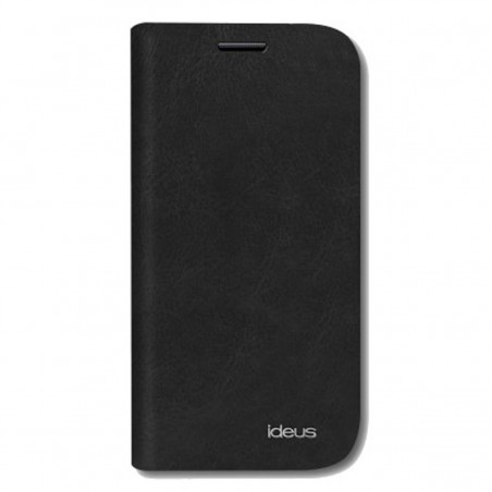 Funda de piel ideus para tu Motorola Moto E negra