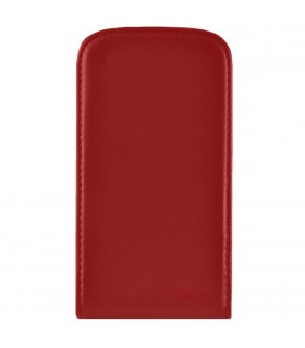 Funda de cuero rojo para Moto G