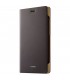 Funda piel tipo libro original para Huawei P8 Lite Marrón