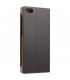 Funda piel tipo libro original para Huawei P8 Lite Marrón