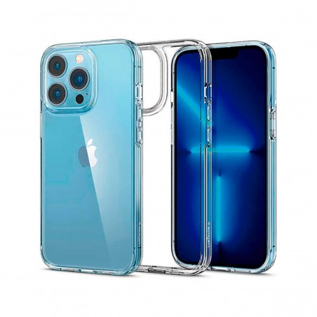 Carcasa iPhone 13 Pro Max hybrid (bumper+trasera transparente)
