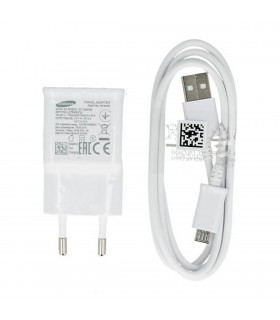 Cargador RED samsung micro usb 2A quickcharge BLANCO