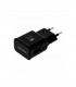 Cargador Original Samsung Type-C Carga Rápida 15 W Negro EP-TA20EBE