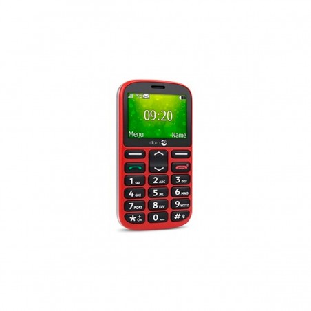 Doro 1361 Teléfono Movil de Teclas Grandes Dual SIM Rojo