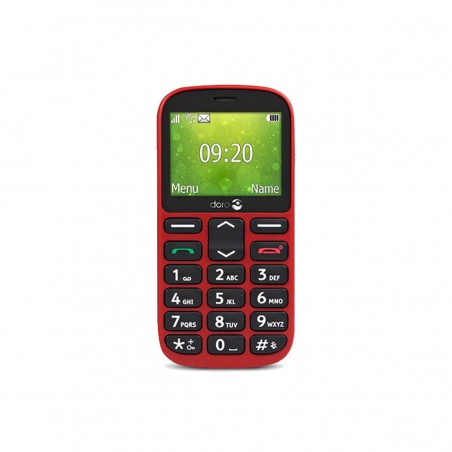 Doro 1361 Teléfono Movil de Teclas Grandes Dual SIM Rojo