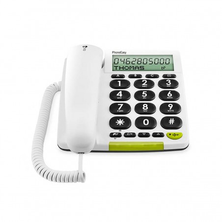 Doro PhoneEasy 312cs Teléfono Fijo, Teclas Grandes y Pantalla