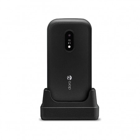 Doro 6040 Teléfono Móvil con Tapa Dual SIM Negro