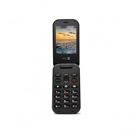 Doro 6040 Teléfono Móvil con Tapa Dual SIM Negro