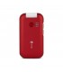 Doro 6040 Teléfono Móvil con Tapa Dual SIM Rojo (Red/White)