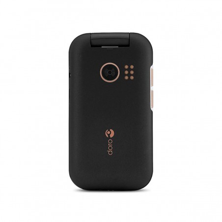 Doro 6060 Teléfono Móvil con Tapa Dual SIM Negro