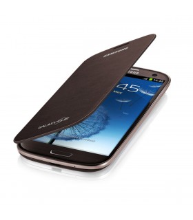 Funda flip Samsung EFC-1G6FA marrón para i9300